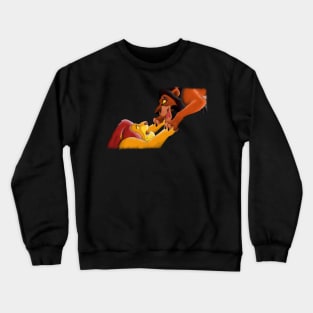 Lion King Mufasa and Scar Crewneck Sweatshirt